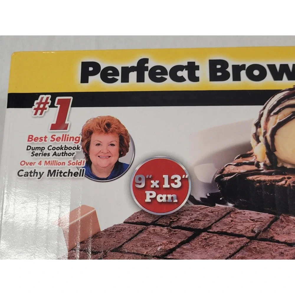 Bulbhead Red Copper Brownie Bonanza 4-piece Non-stick Baking Pan Set New OpenBox
